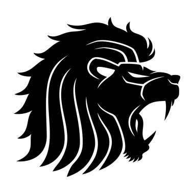 vektör bir işaret. Aslan.