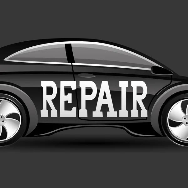 Reparación coche . — Archivo Imágenes Vectoriales