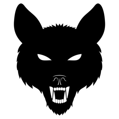 vektör bir işaret. Kurt.