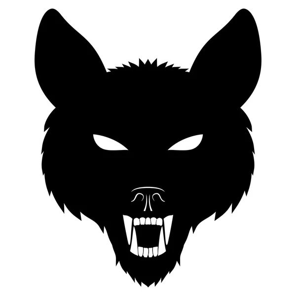 Signo vectorial. Lobo . — Vector de stock