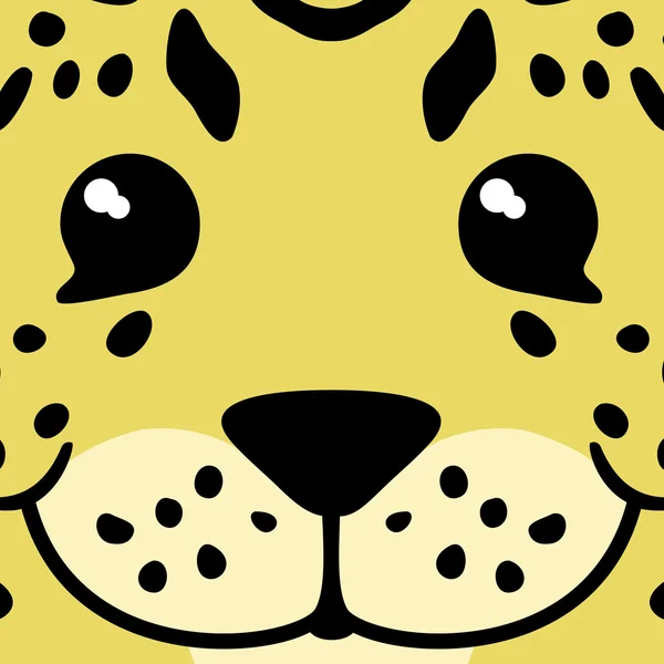 Illustrazione vettoriale. Leopardo . — Vettoriale Stock