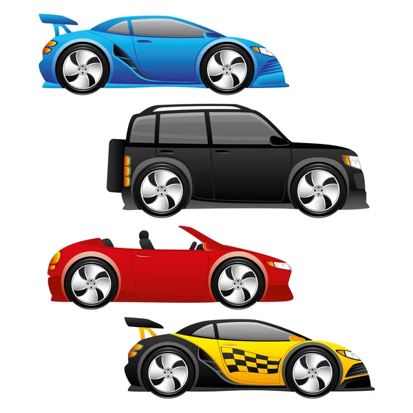 Iconos de coche. — Vector de stock