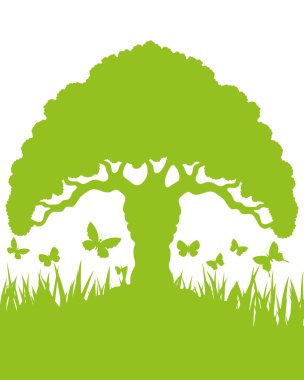 vektör çizim. ağaç.