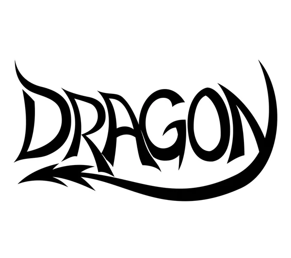 Dragon text Vector Art Stock Images | Depositphotos