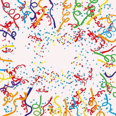 Vektör arka plan. Konfeti.