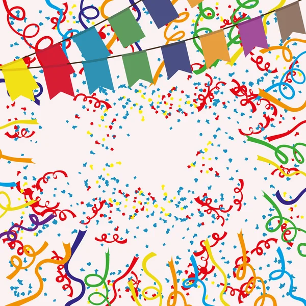 Fondo vectorial. Confetti. — Vector de stock