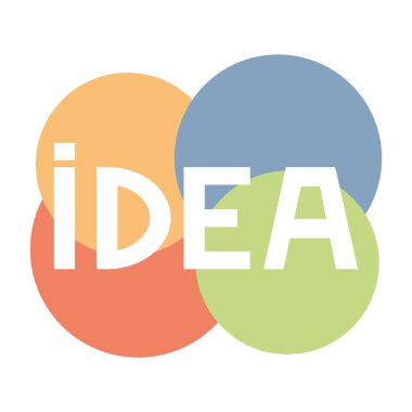 Vektör işareti. Fikir.