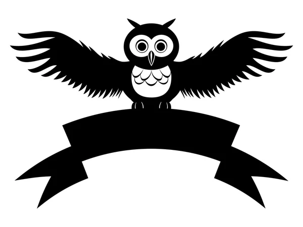 Vector sign. Owl. — Stock Vector