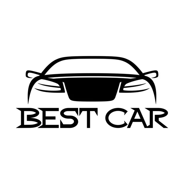 Signo vectorial. Mejor coche . — Vector de stock