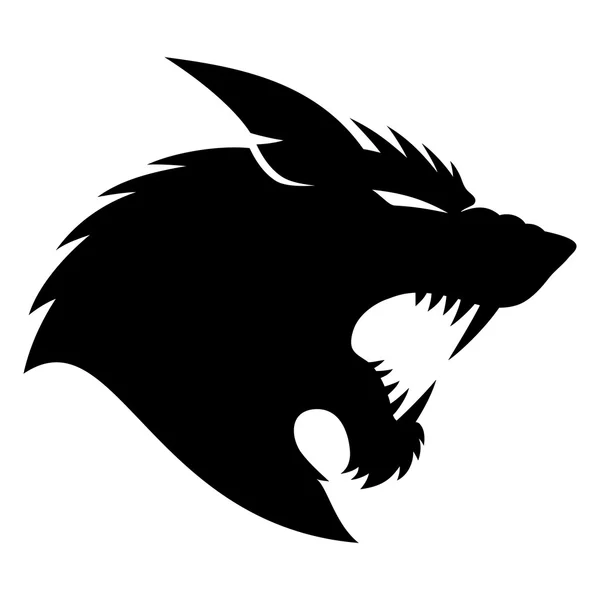 Vector teken. weerwolf. — Stockvector