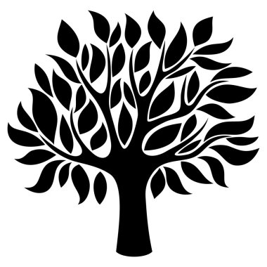 vektör bir işaret. ağaç.