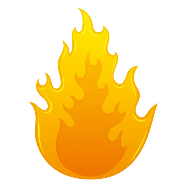 Vector sign. Flame. — Stock Vector