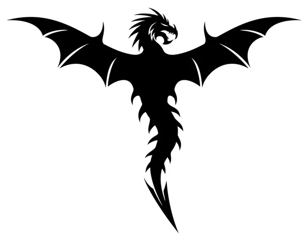 Vector tecken. Dragon. Royaltyfria Stockvektorer