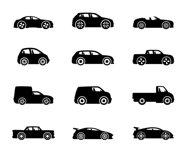 Iconos vectoriales. Automóviles . — Vector de stock