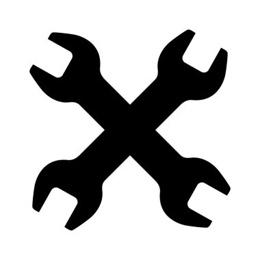 Vektör işareti. Somun anahtarları.