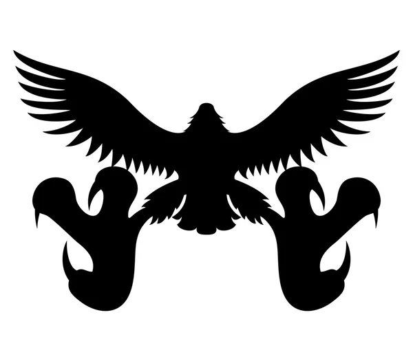 Vector sign. Eagle. — Stock Vector