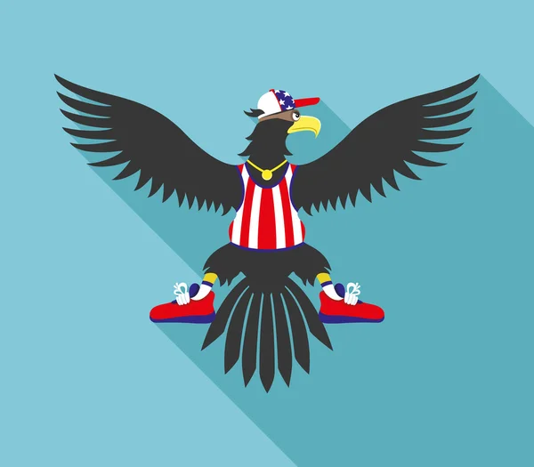 Ilustración vectorial. Águila . — Vector de stock