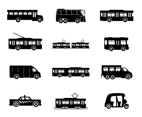 Transporte público. — Archivo Imágenes Vectoriales