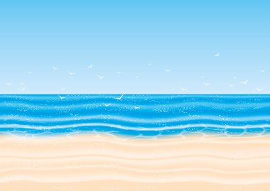 vektör çizim. plaj.