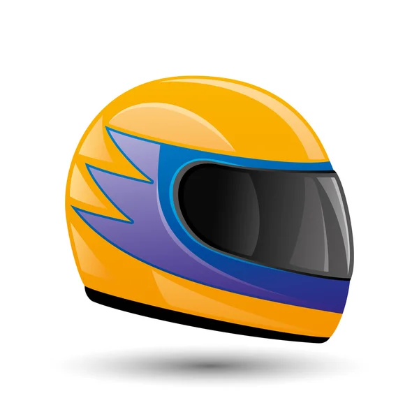 Raicing helmet. — Stock Vector