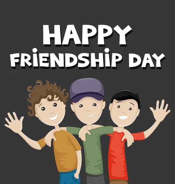 Happy Friendship Day. — Stock Photo, Image