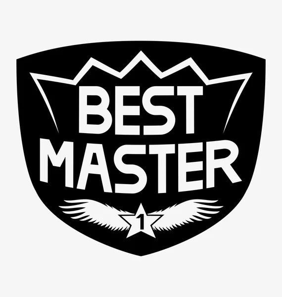 Best master — Stock Vector