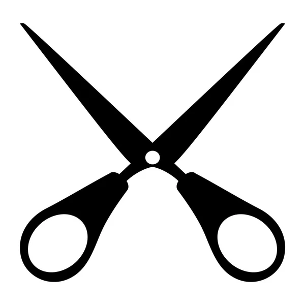Знак ножиці — стоковий вектор
