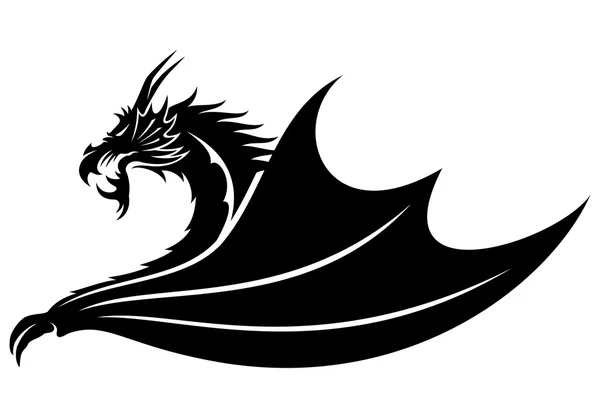 Sign of dragon. — Stock Vector