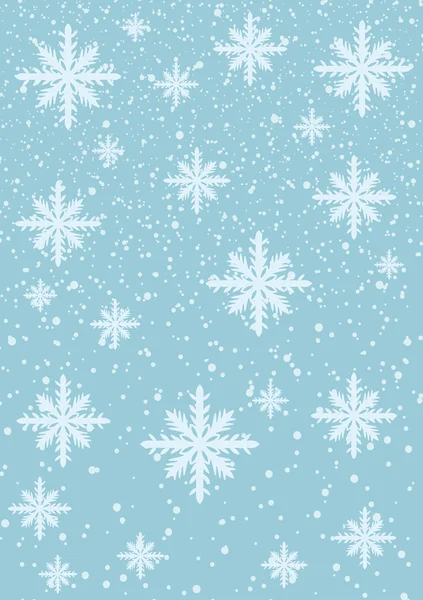 Snowflakes background. — Stock Vector