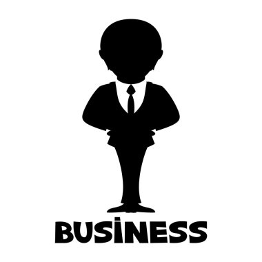 Beyaz işadamı simgesini