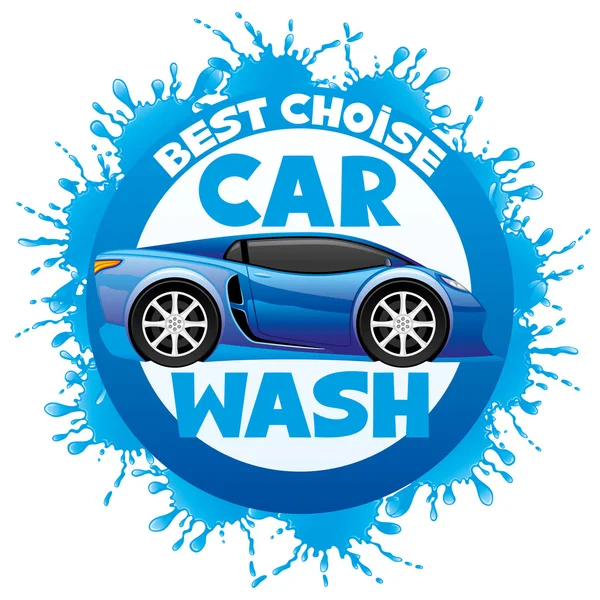 Myjnia samochodowa si — Wektor stockowy