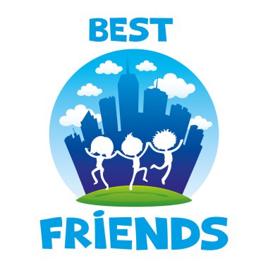 Mutlu arkadaş elele