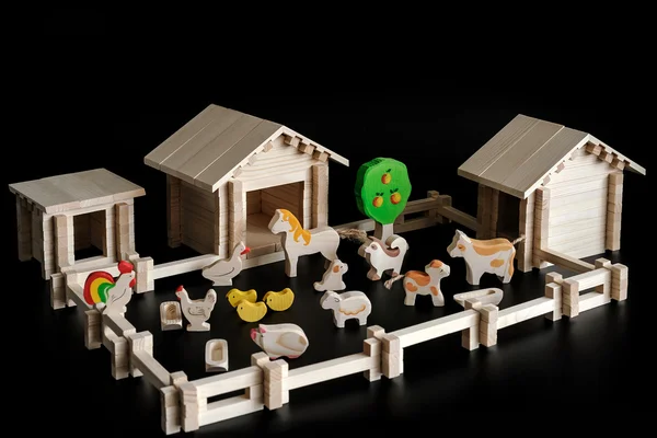Spielzeugmodell eines Hauses — Stockfoto