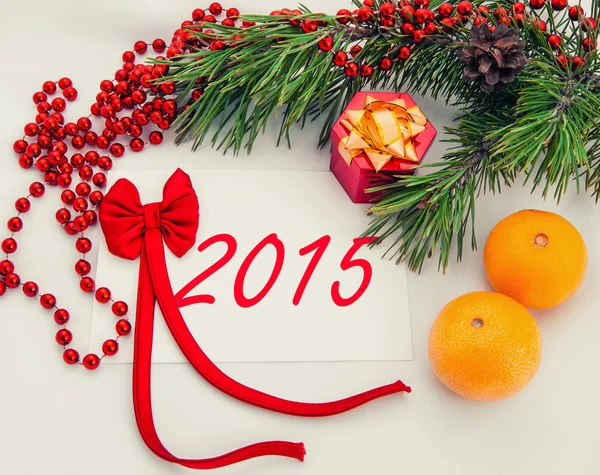 Kartkę z życzeniami Christmas 2015 — Zdjęcie stockowe