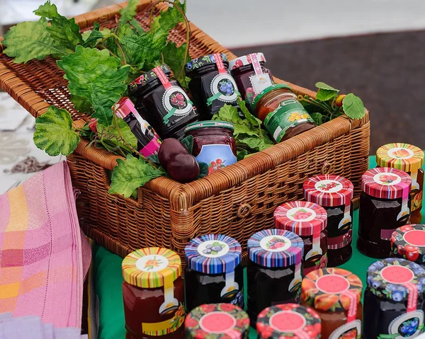 Feira de alimentos e cultura gastronômica — Fotografia de Stock