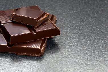 Koyu çikolata ve kahve fasulye