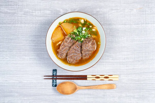 Taiwanesische Rindfleisch Nudelsuppe Ist Ein Nudelsuppengericht Aus Taiwan — Stockfoto