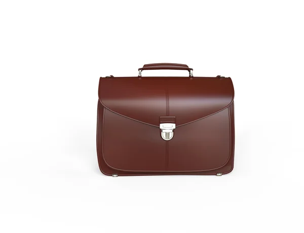 Brown business briefcase — Stock Photo, Image