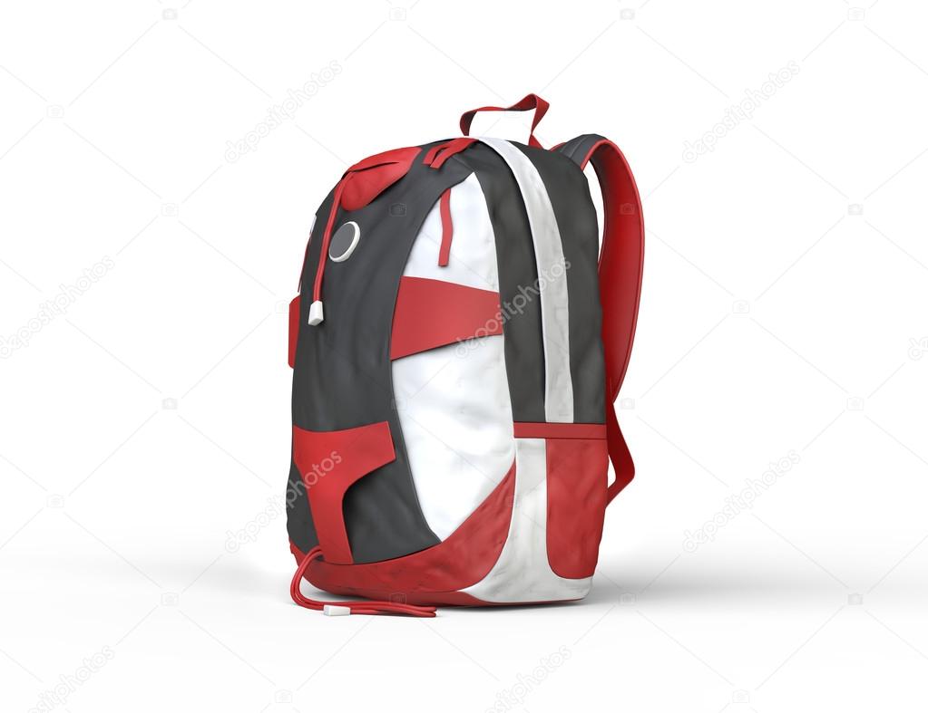 Red backpack