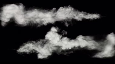 Güçlü beyaz duman patlamaları, duman etkisi elementi