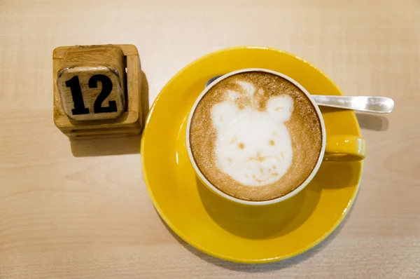커피에 대 한 귀여운 커피 — 스톡 사진
