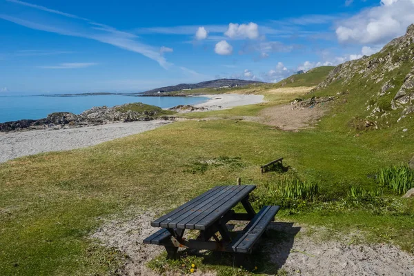 Eriskasy Outer Hebrides Scotland Hebridean Way Footpath Next Beach Shore — Stock Photo, Image