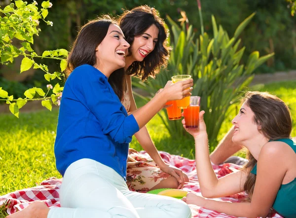 Mujeres sosteniendo bebidas Imagen De Stock