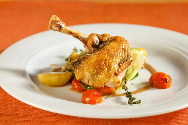 İnci Fried chicken sebze ile