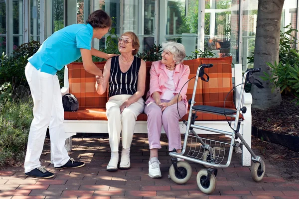 Professional Taking Care Patients — Stock Photo, Image