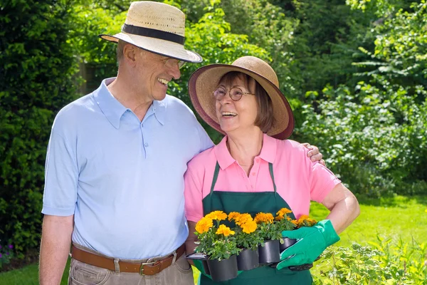 Een en vrouw kijken naar elkaar — Stockfoto