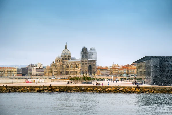 Cityscape of Marseille from sea, Provence, France — Stock Photo, Image