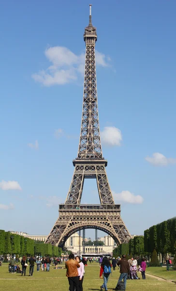 Eyfel Kulesi Ile Park Paris Fransa — Stok fotoğraf
