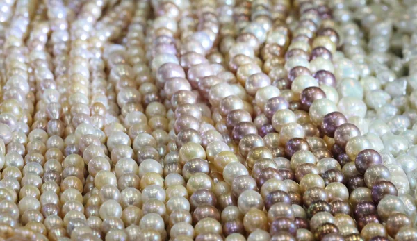 Colorful Pearl Jewelry Background — Stock Photo, Image
