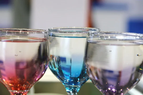 Cóctel Colorido Copa Vino Restaurante — Foto de Stock